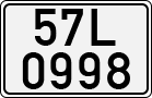 License plate of Vietnam, Cars