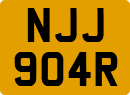 License plate of the United Kingdom, 1963 year system