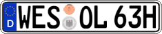 German license plate, Plates for oldtimers (type 