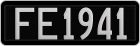 License plate of New Zealand, AB1(234)