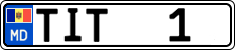 License plate of Moldova, Cars (2015)