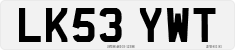 License plate of the United Kingdom, 2001 year system