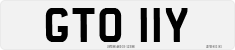License plate of the United Kingdom, 1963 year system