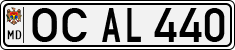 License plate of Moldova, Cars (1992)