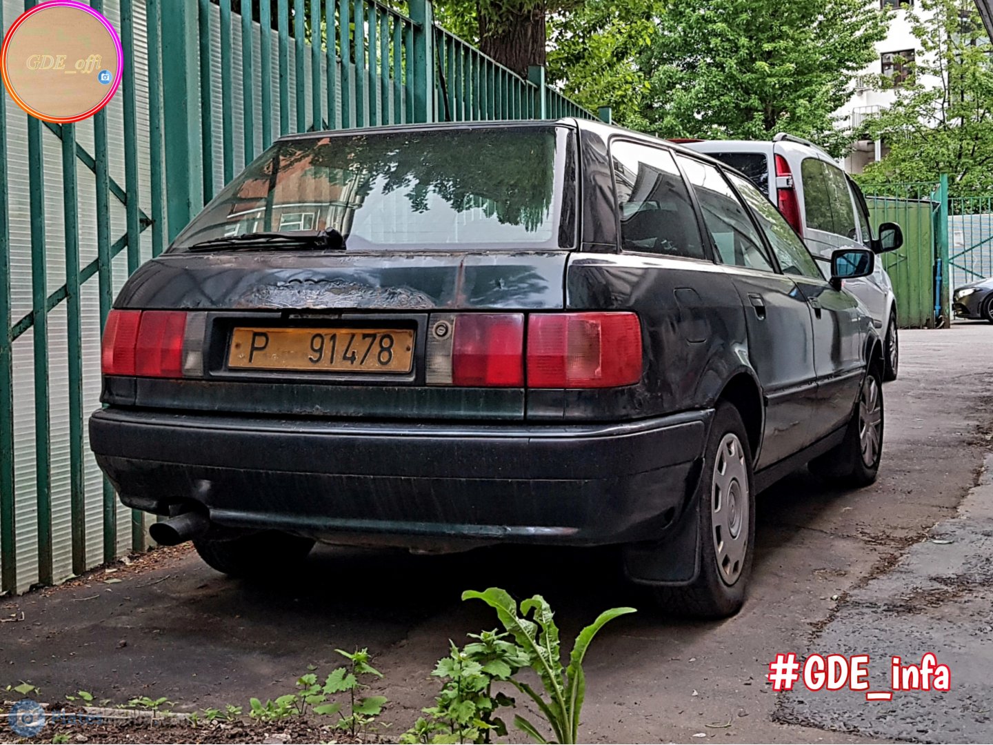 P 91478, Audi 80 4th gen Avant (B4/8C5), 1991–1995