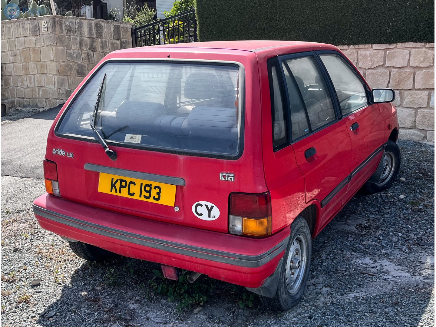 KPC 193, Kia Pride 1st gen 5-door Hatch (Y), 1988–2000