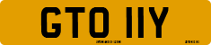 License plate of the United Kingdom, 1963 year system