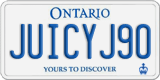Ontario, Vanity Plates
