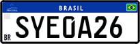 License plate of Brazil, Private owners (Mercosul)