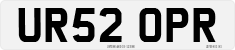 License plate of the United Kingdom, 2001 year system
