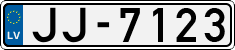 License plate of Latvia, Regular car plates
