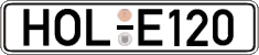 German license plate, Regular plates