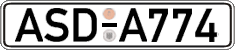 German license plate, Regular plates