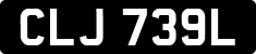 License plate of the United Kingdom, 1963 year system