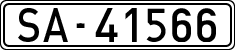 License plates of Spain, 1900 year series