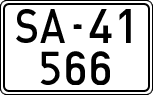 License plates of Spain, 1900 year series