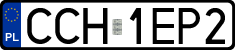 License plates of Poland, Regular car plates