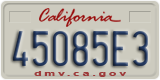 California, Commercial vehicles (12345A6)