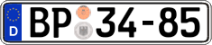 German license plate, Authorities and federal agencies