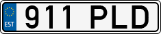 License plate of Estonia, Regular car plates
