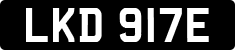 License plate of the United Kingdom, 1963 year system
