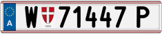 License plate of Austria, Regular plates