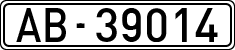License plates of Spain, 1900 year series