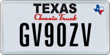 Texas, Specialty plates (GA12BC)