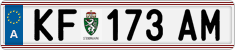 License plate of Austria, Regular plates