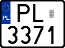 License plates of Poland, Special vehicles and motorcycles