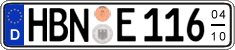 German license plate, Seasonal plates