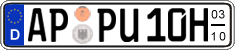 German license plate, Seasonal plates (Oldtimers)