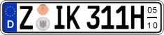 German license plate, Seasonal plates (Oldtimers)
