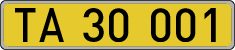 License plates of Spain, Diplomatic