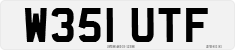 License plate of the United Kingdom, 1983 year system