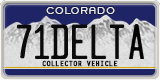 Colorado, Vanity Plates