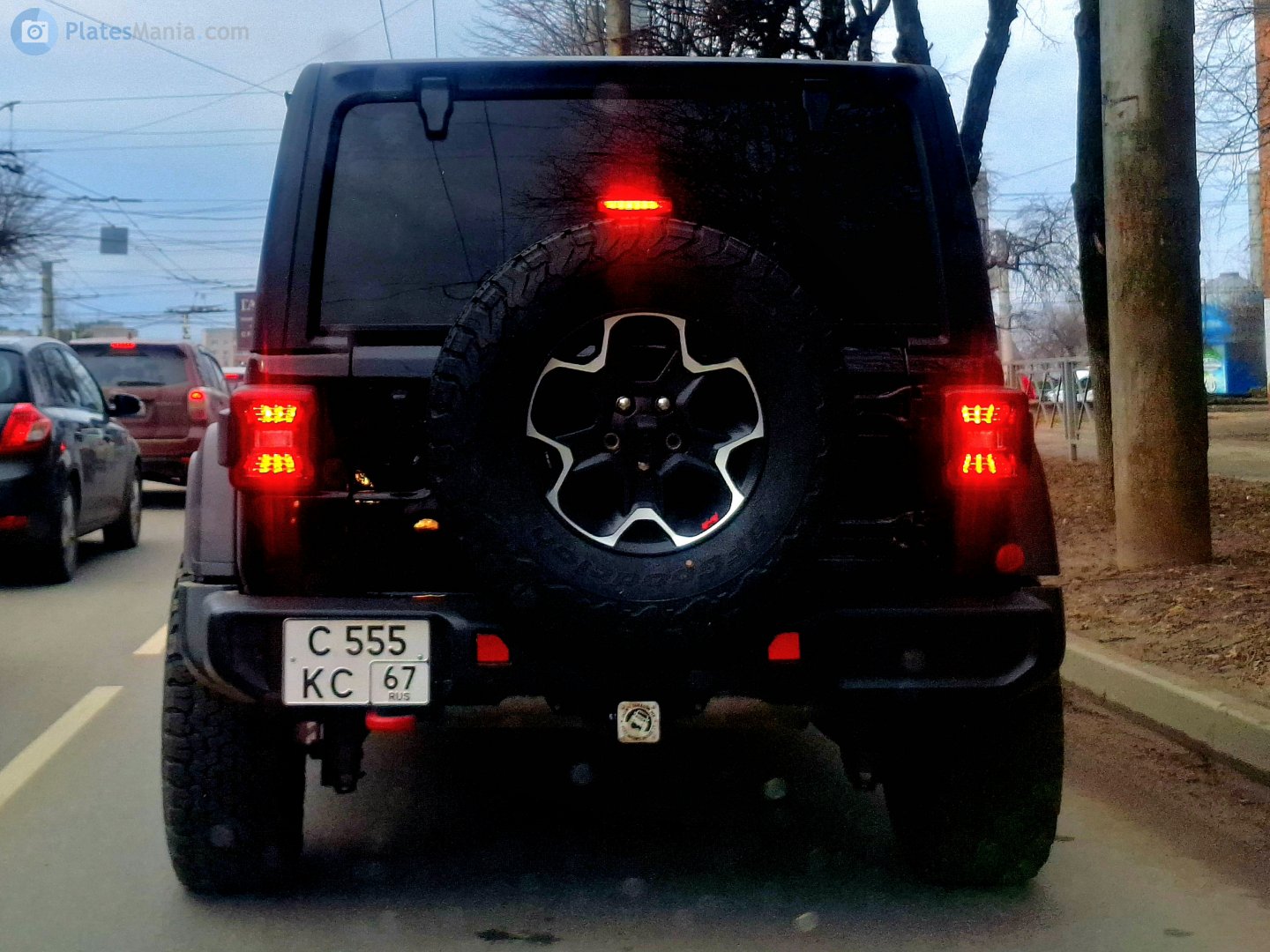 с 555 кс 67, Jeep Wrangler 