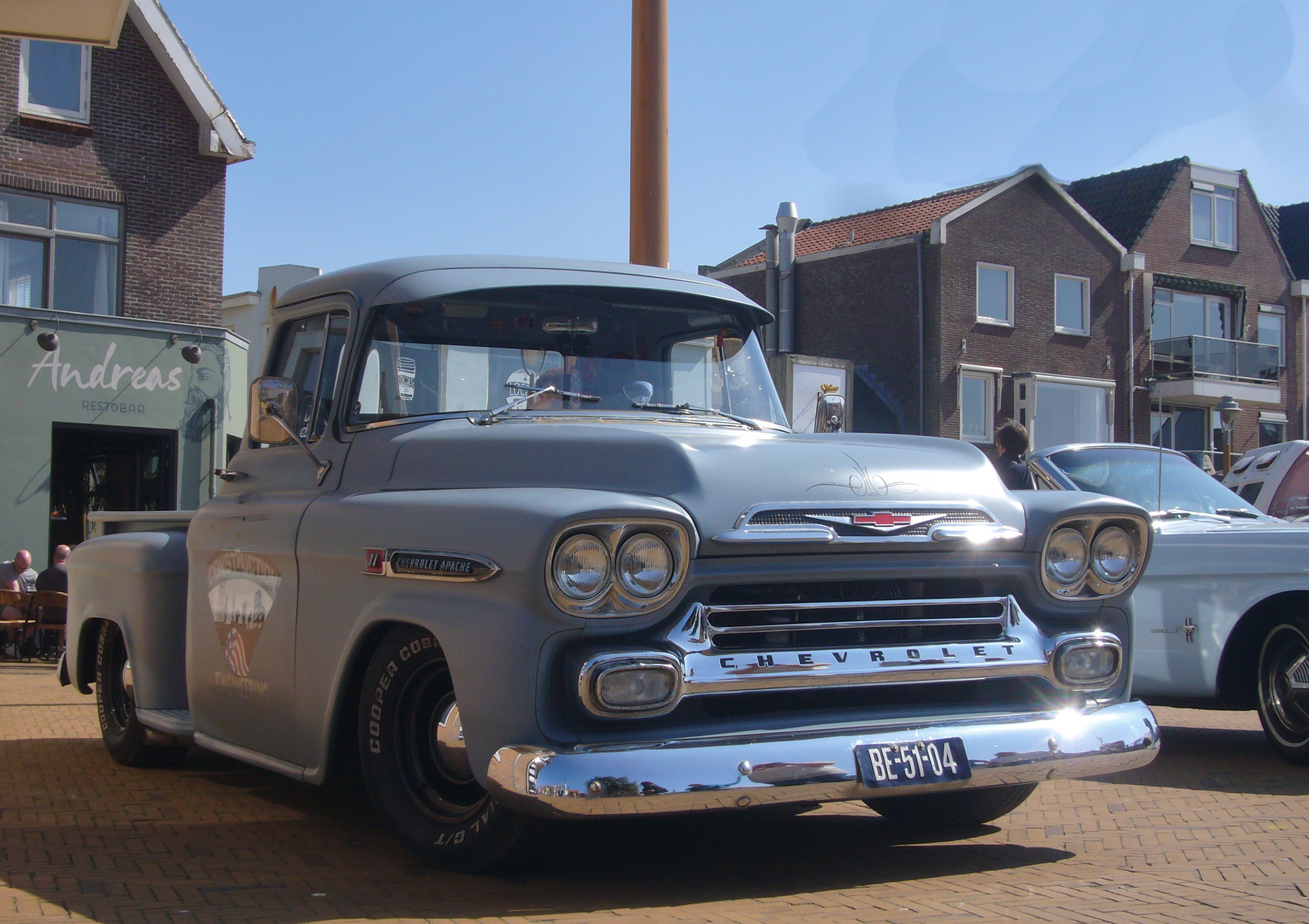 BE-51-04, Chevrolet Task Force Light-Duty Apache 30 Stepside Pickup (A-body), facelift, 1957–1959