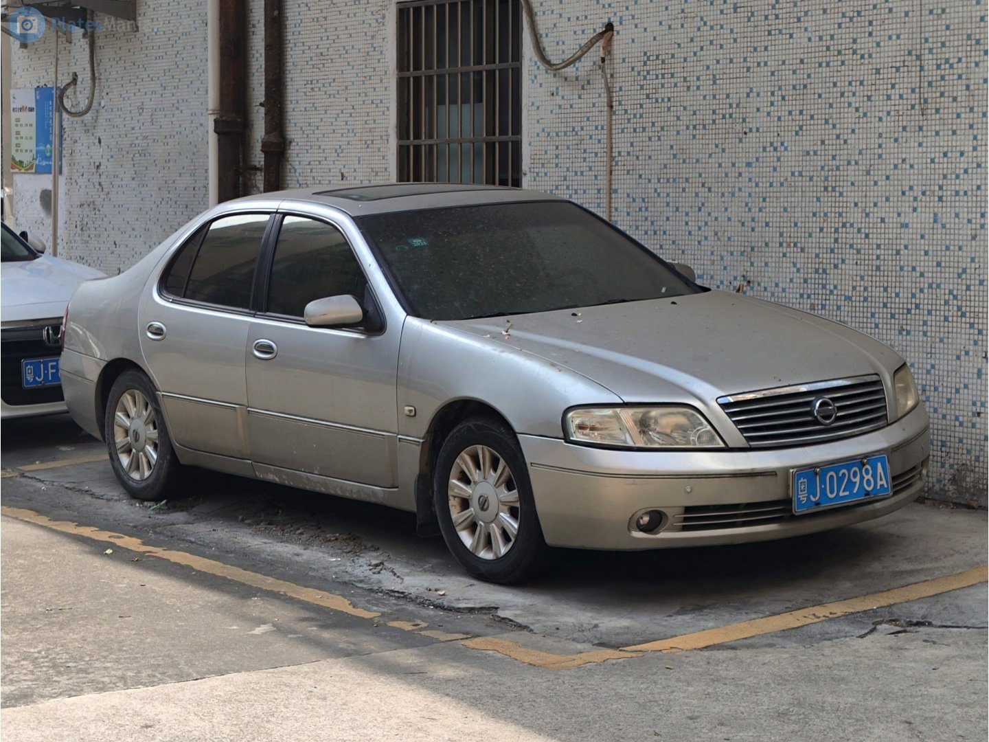 粤J·0298A, Nissan Bluebird 9th gen Deluxe Sedan (U13; CN-market), 3rd facelift, 2005–2007