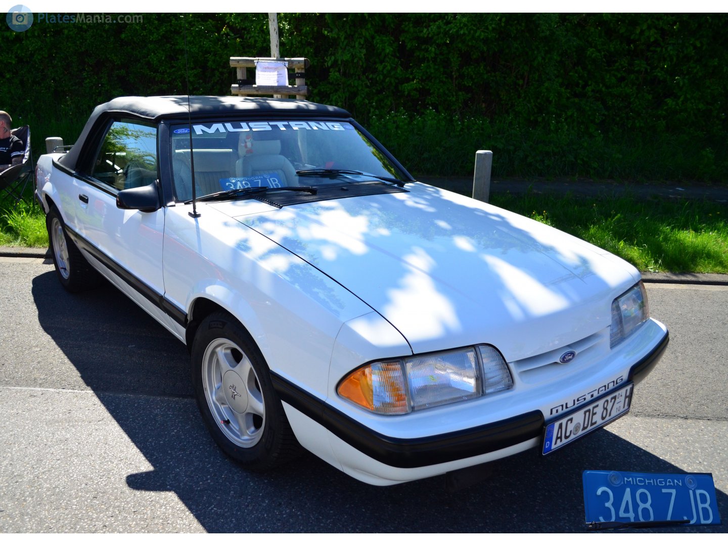 348 ZJB, License plate without vehicle 