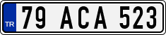 License plate of Turkey, Regular plates