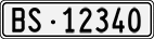 License plate of Switzerland, Cars