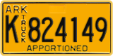 Arkansas, Apportioned (A 123456)