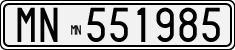 License plate of Italy, Cars (1927 year series)