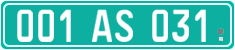 License plate of Georgia, Diplomatic