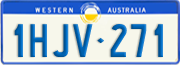 Western Australia, Regular plates