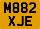 License plate of the United Kingdom, 1983 year system