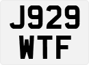 License plate of the United Kingdom, 1983 year system