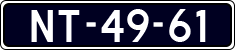 License plate of the Netherlands, Cars