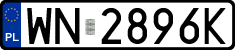 License plates of Poland, Regular car plates